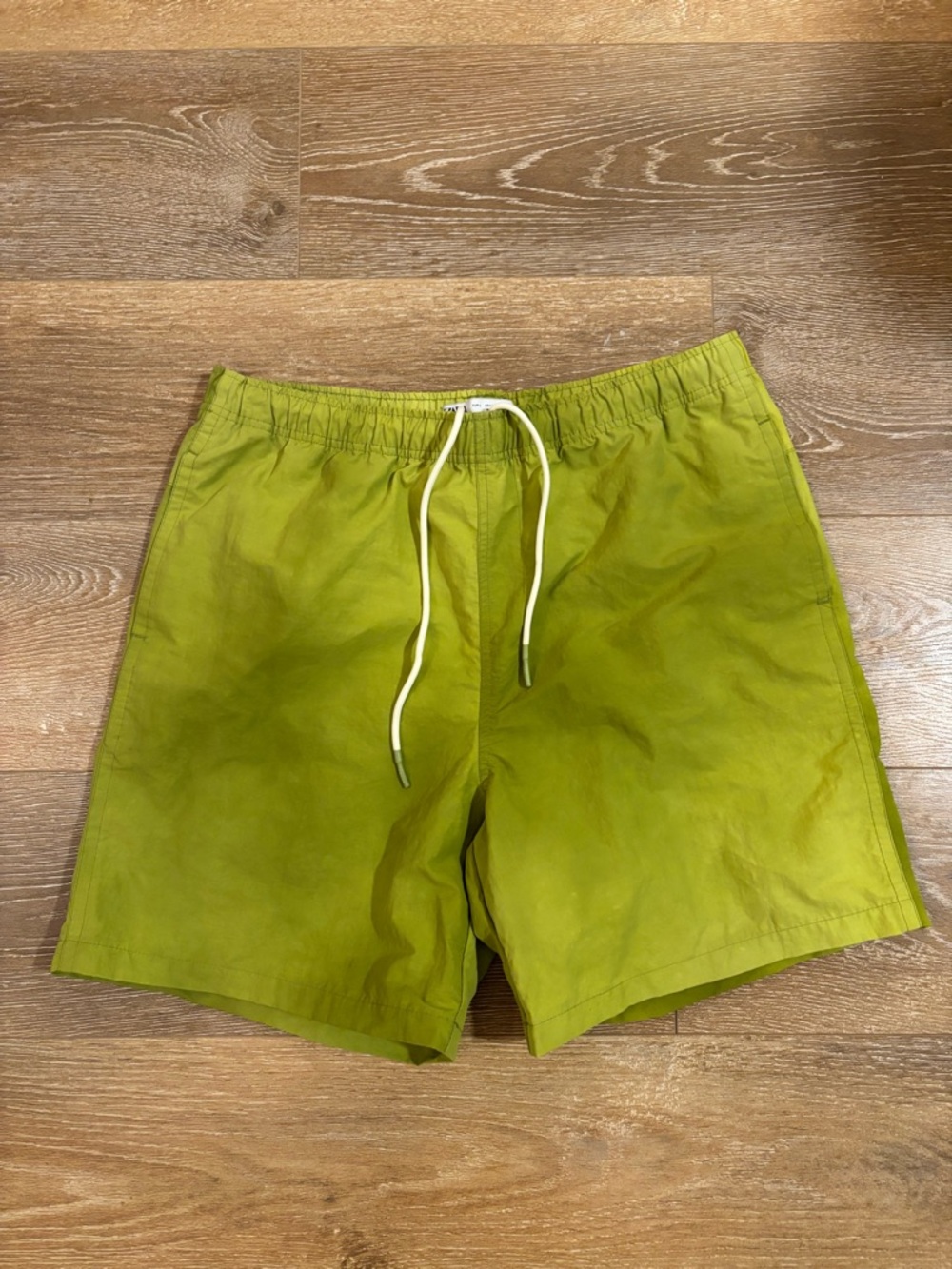 Zara Lime Green Men's Shorts (not swim trunks)